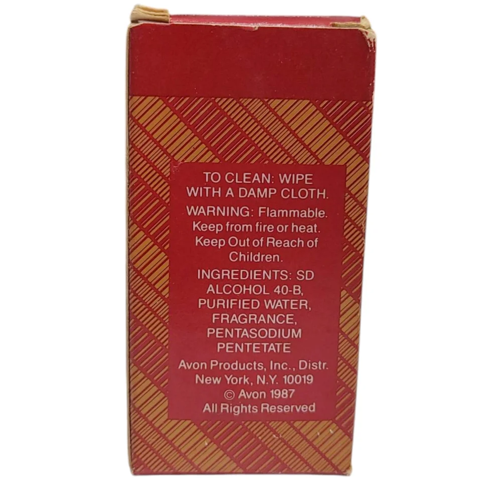 Avon Christmas Snug Cub Decanter W Here's My Heart Cologne 1 Fl Oz. New In BoxTh